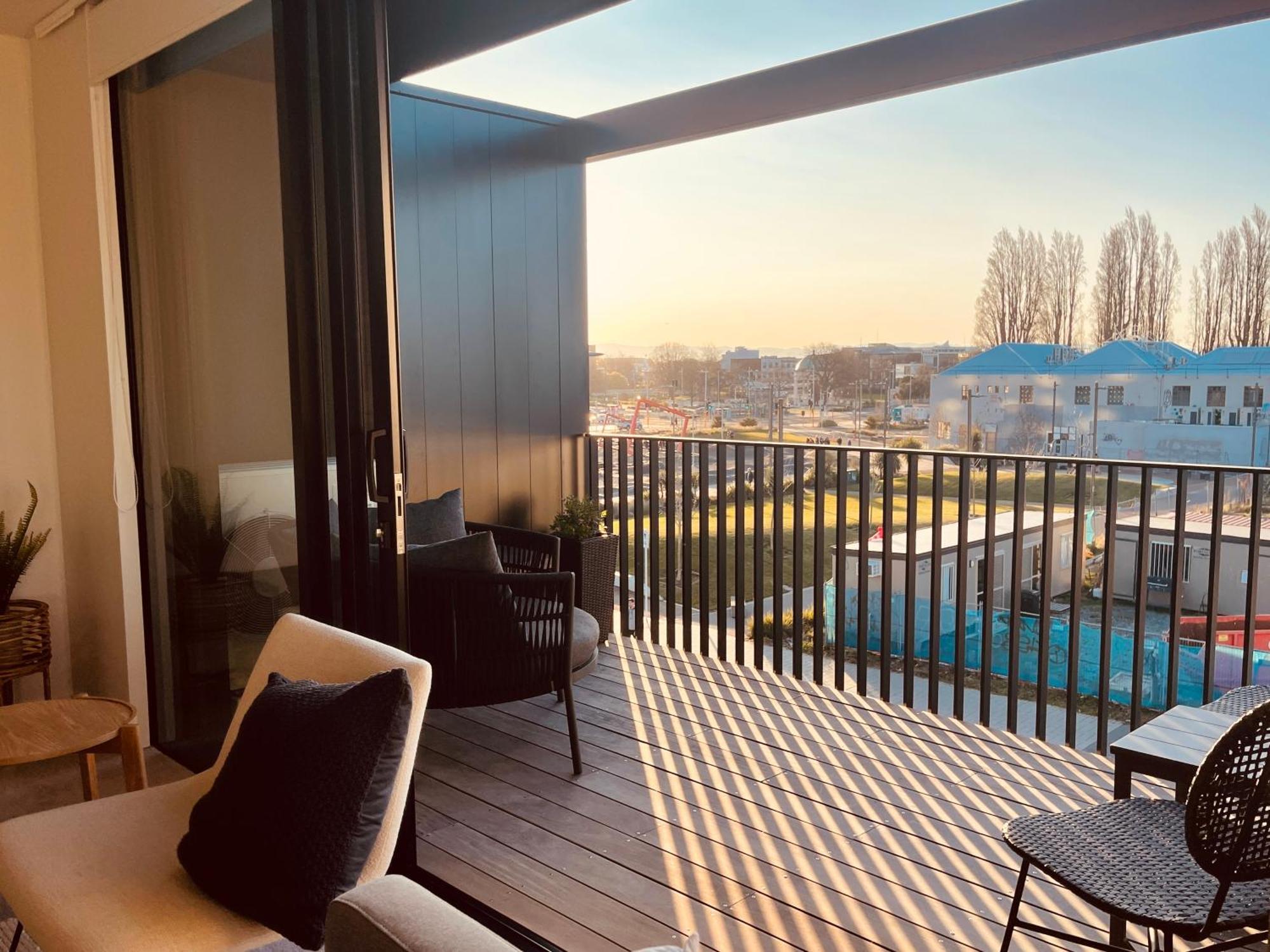 Top Floor Luxury City Central W Sunny Balcony Christchurch Exterior photo
